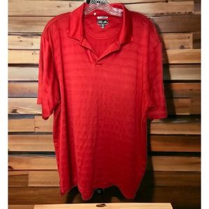 Adidas Red Polo Shirt Mens XL Short Sleeve Clima Cool Active Shirt